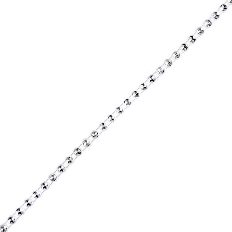 Faux Bead Rhinestone Trim Strand, 4mm, 10-Yards