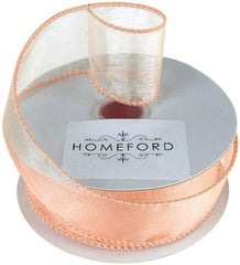 Sheer Organza Wired Edge Ribbon, 1-1/2-Inch, 10 Yards