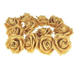 Foam Roses Flower Head Embellishment, 1-1/2-Inch, 12-Piece