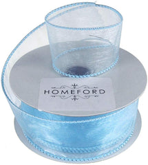 Sheer Organza Wired Edge Ribbon, 1-1/2-Inch, 10 Yards