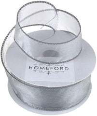 Sheer Organza Wired Edge Ribbon, 1-1/2-Inch, 10 Yards