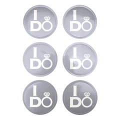 I Do Wedding Sticker Labels, 2-Inch, 24-Count