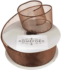 Sheer Organza Wired Edge Ribbon, 1-1/2-Inch, 10 Yards