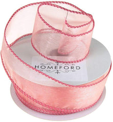 Sheer Organza Wired Edge Ribbon, 1-1/2-Inch, 10 Yards