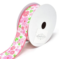 Botanical Tabitha Floral Wired Ribbon, 1-1/2-Inch, 10-Yard