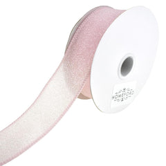 Crystal Rocks Wired Edge Glitter Ribbon, 1-1/2-Inch, 10-Yard