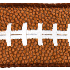 Football Sports Pattern Satin Wired Ribbon, 1-1/2-inch, 10-Yard
