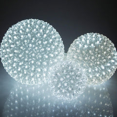 LED Flower Ball Light, White Glow