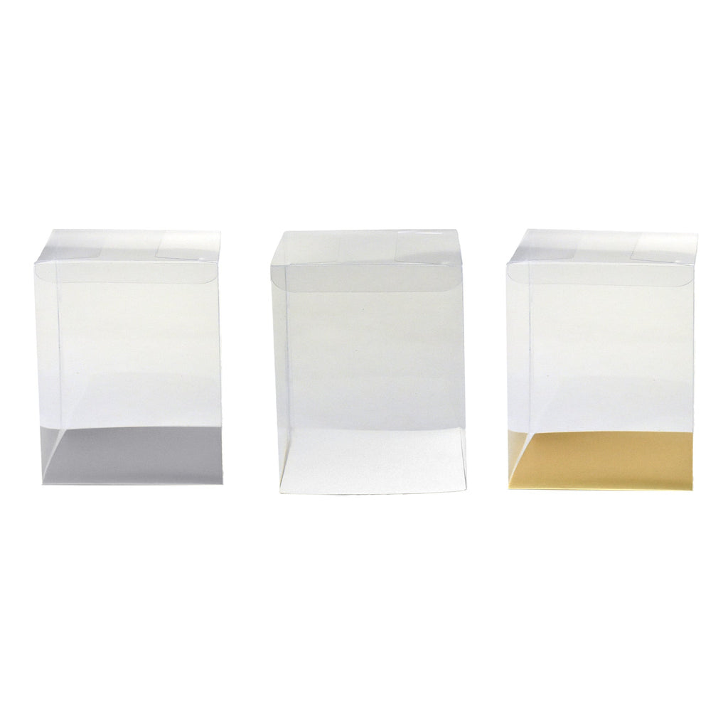 PVC Gift Box, 2-Inch x 2-Inch x 3-1/4-Inch, 12-Count