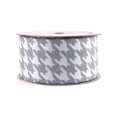 Hounds Tooth Glitter Grosgrain Ribbon, 1-1/2-inch, 3-yard