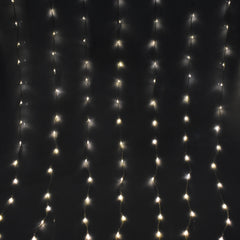 LED Light Curtain, Off White, 75-Inch, 13-Feet