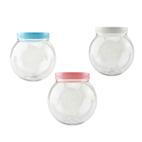 Ball Shaped Bottle Container, 5-1/4-Inch