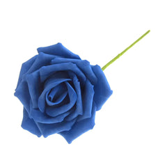 Rose Foam Flower with Stem, 6-Inch