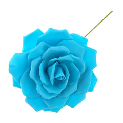 Rose Foam Flower with Stem, 13-Inch