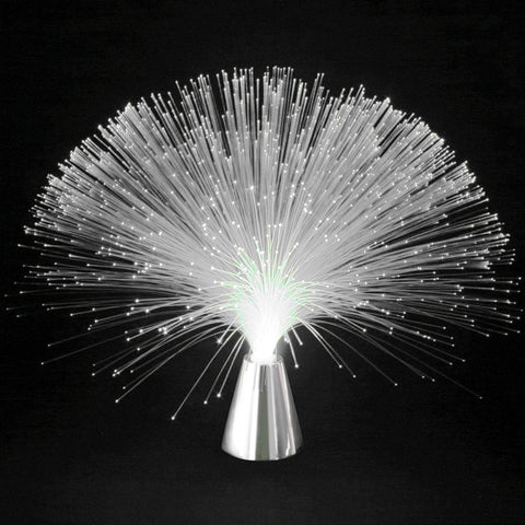 Fiber Optic Light Centerpiece, 15-Inch, White