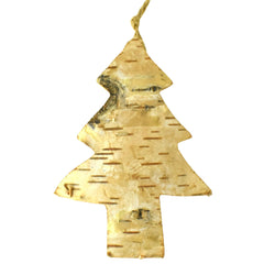 Unfinished Wood Christmas Tree Ornament, 4-Inch