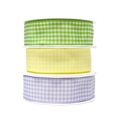 Country Check Pattern Ribbon, 1-Inch, 10-Yard