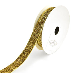 Sparkling Velvet Glitter Ribbon, 5/8-Inch, 3-Yard