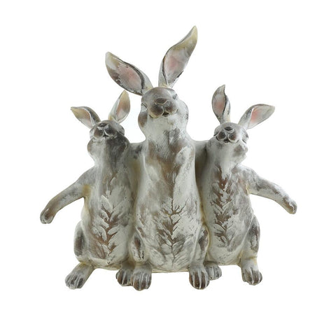 Bunny and Friends Home Decor Figurine, 10-1/4-Inch