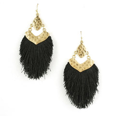 Tassel Drop Dangle Earrings, 2-1/2-Inch