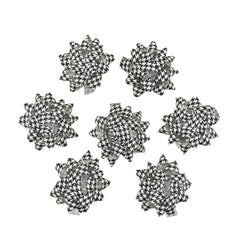 Self-Adhesive Pre-tied Star Bows, 2-Inch, 25-Piece