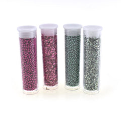 Craft Micro Beads and Flakes, 4-Piece