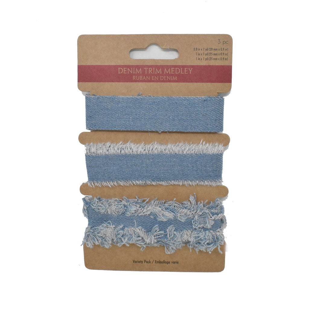 Denim Trim Medley, 1-Yard, 3-Piece
