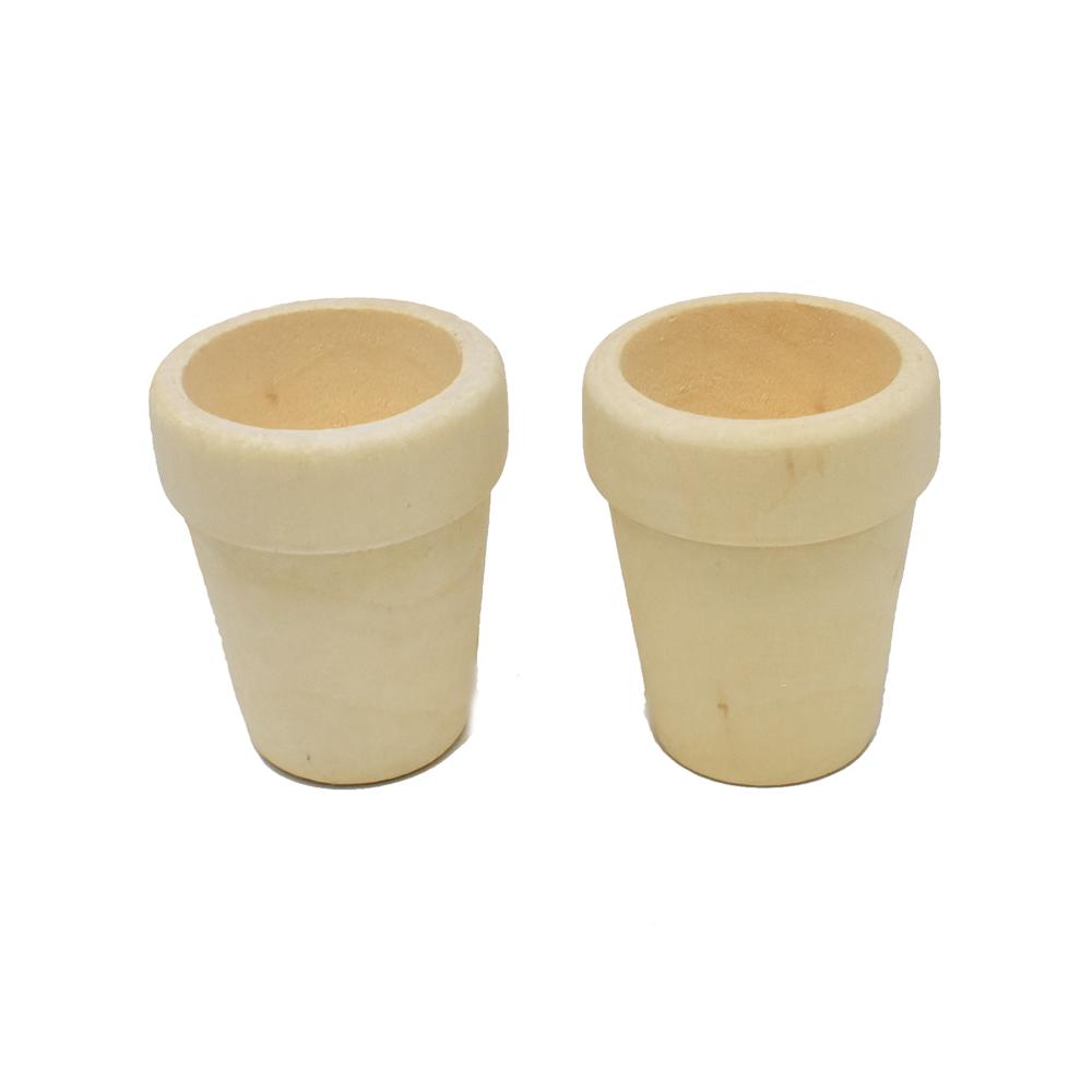 Small Decorative Flower Pots, 1-1/2-Inch, 2-Count
