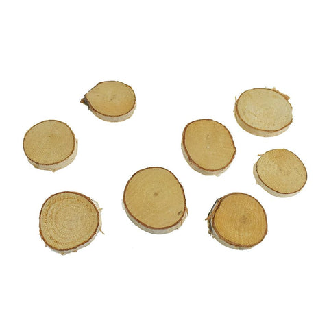 Craft Natural Birch Slices, 50-Gram