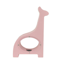 Giraffe With Transparent Pocket MDF Coin Bank, 10-Inch