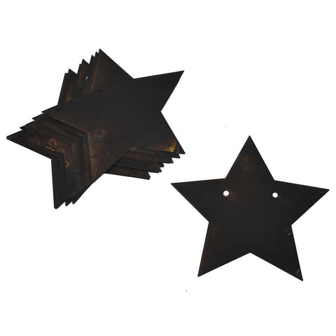 Rusty Tin Stars, 5-Inch, 12-Piece