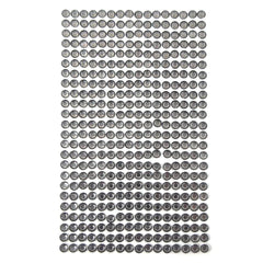 Round Adhesive Diamond Gem Stickers, 5mm