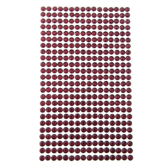 Round Adhesive Diamond Gem Stickers, 5mm