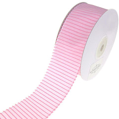 Decorative Vertical Lines Woven Ribbon, 1-1/2-Inch, 10-Yard