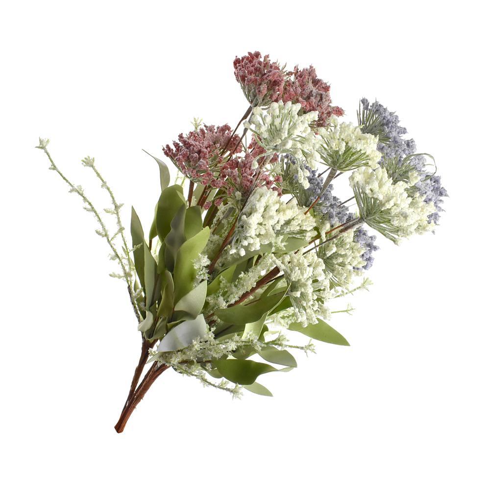 Berry Flower Artificial Floral Pick, 19-Inch, 3-Piece