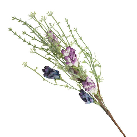 Artificial Twiggy Lilac Floral Pick, 13-Inch