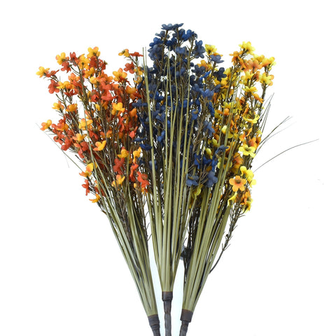 Artificial Waxflower Spray, 25-Inch