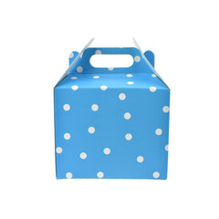 Polka Dot Cardboard Favor Box, 5-1/4-inch, 4-Count