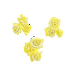 Foam Flowers with Twist Ties, 1-Inch, 9-Count