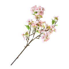 Artificial Cherry Blossom Floral Spray Pick, 19-Inch