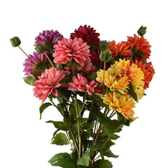 Artificial Two Toned Dahlia Spray, 29-1/2-Inch