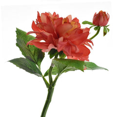 Artificial Dahlia Spray, 13-Inch