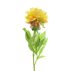Artificial Peony Flower Spray, 28-Inch