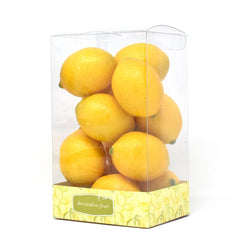 Realistic Home Decor Faux Mini Lemons, Yellow, 2-1/4-Inch, 12-Piece