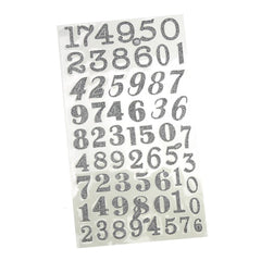 Glitter Number Stickers Three Styles, 3/4-inch, 60-count
