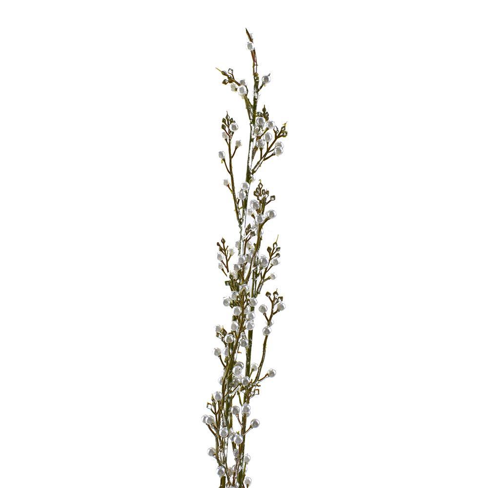 Artificial Pearl Branch Spray, 33-Inch