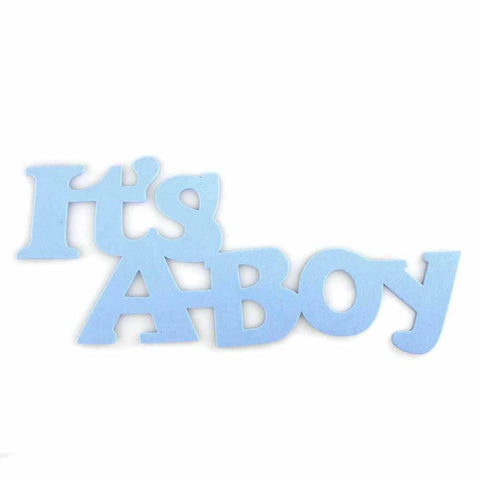 Baby Shower Foam Decoration, It's A Boy/Girl