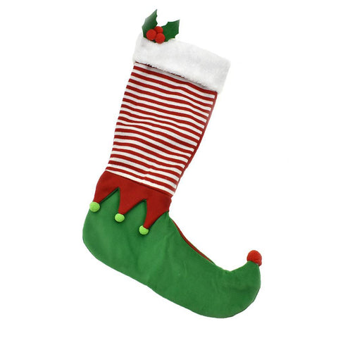 Elf Foot Christmas Stocking, 19-Inch