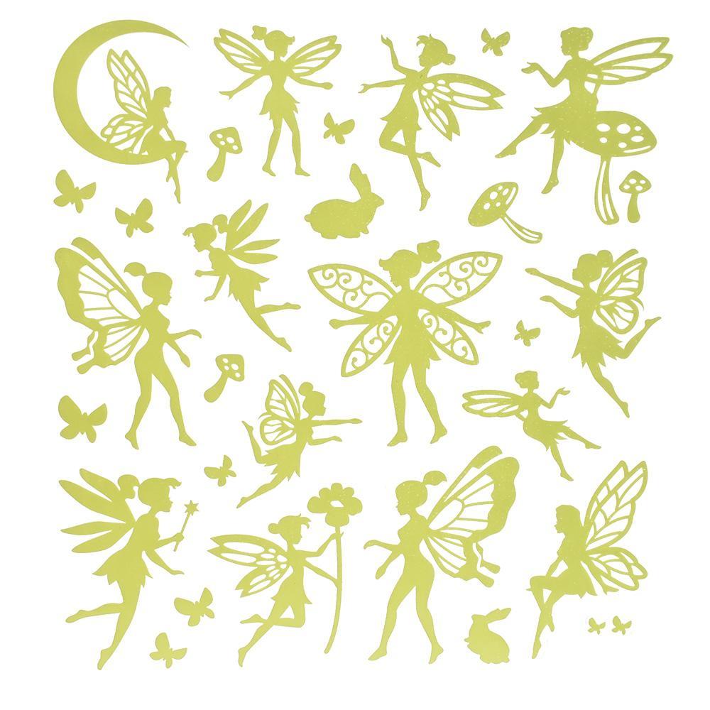 Glow In The Dark Fairy Stickers, 30-Piece