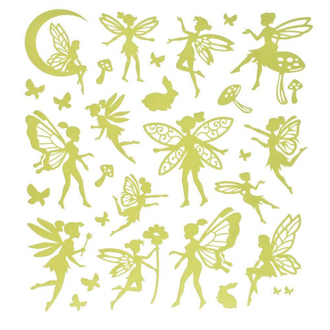 Glow In The Dark Fairy Stickers, 30-Piece